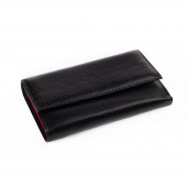 Portofel dama din piele naturala DiAmanti Cassai Nero D-8283